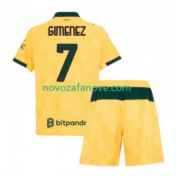 Nogometni Dres AC Milan Santiago Gimenez 7 Dječji Treći 2025-2026 Kratkih Rukava