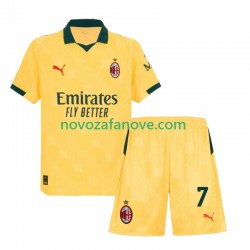 Nogometni Dres AC Milan Santiago Gimenez 7 Dječji Treći 2025-2026 Kratkih Rukava