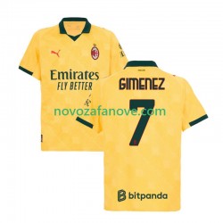 Nogometni Dres AC Milan Santiago Gimenez 7 Muški Treći 2025-2026 Kratkih Rukava