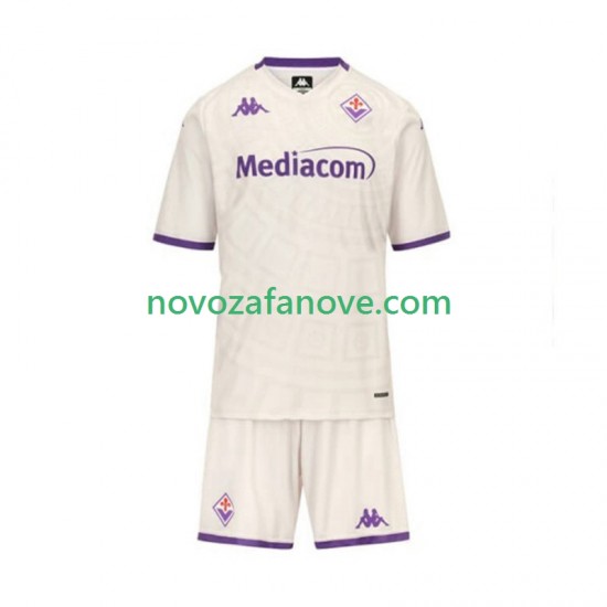 Nogometni Dres ACF Fiorentina Dječji Gostujući 2025-2026 Kratkih Rukava