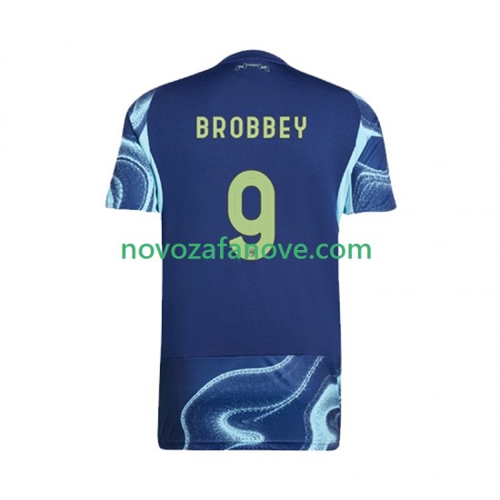 Nogometni Dres AFC Ajax Brian Brobbey 9 Muški Gostujući 2025-2026 Kratkih Rukava