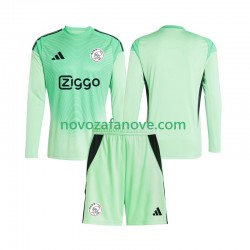 Nogometni Dres AFC Ajax Golmanski Dječji Domaći 2025-2026 Dugim Rukavima