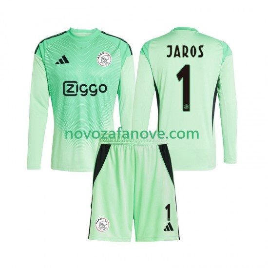 Nogometni Dres AFC Ajax Vitezslav Jaros 1 Golmanski Dječji Domaći 2025-2026 Dugim Rukavima