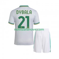 Nogometni Dres Roma Dybala 21 Dječji Treći 2025-2026 Kratkih Rukava