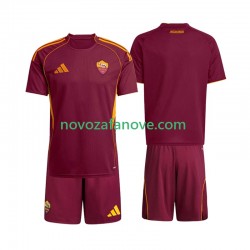 Nogometni Dres Roma Dječji Domaći 2025-2026 Kratkih Rukava