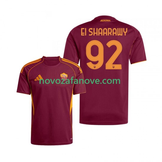 Nogometni Dres Roma Stephan El Shaarawy 92 Muški Domaći 2025-2026 Kratkih Rukava