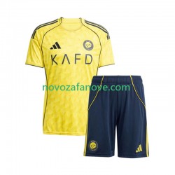 Nogometni Dres Al Nassr Dječji Domaći 2025-2026 Kratkih Rukava