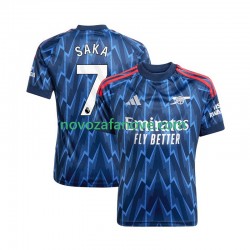 Nogometni Dres Arsenal Bukayo Saka 7 Muški Gostujući 2025-2026 Kratkih Rukava