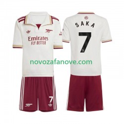 Nogometni Dres Arsenal Bukayo Saka 7 Dječji Treći 2025-2026 Kratkih Rukava