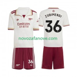 Nogometni Dres Arsenal Martin Zubimendi 36 Dječji Treći 2025-2026 Kratkih Rukava