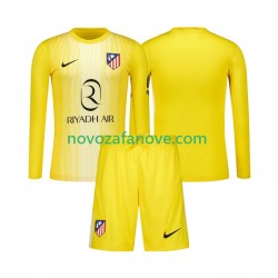 Nogometni Dres Atlético Madrid Golmanski Dječji Domaći 2025-2026 Dugim Rukavima