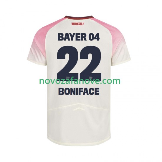 Nogometni Dres Bayer 04 Leverkusen Victor Boniface 22 Muški Gostujući 2025-2026 Kratkih Rukava