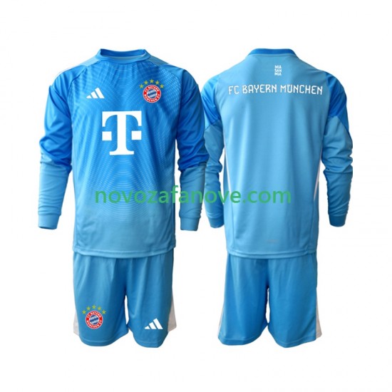 Nogometni Dres FC Bayern München Golmanski Dječji Treći 2025-2026 Dugim Rukavima