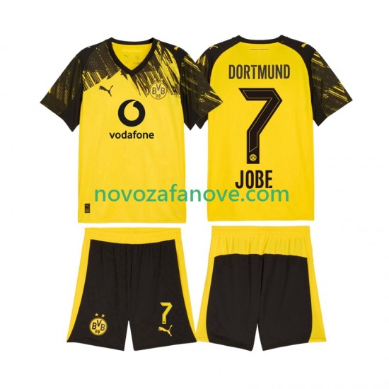 Nogometni Dres Borussia Dortmund Jobe Bellingham 7 Dječji Domaći 2025-2026 Kratkih Rukava