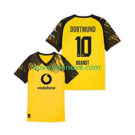 Nogometni Dres Borussia Dortmund Julian Brandt 10 Muški Domaći 2025-2026 Kratkih Rukava