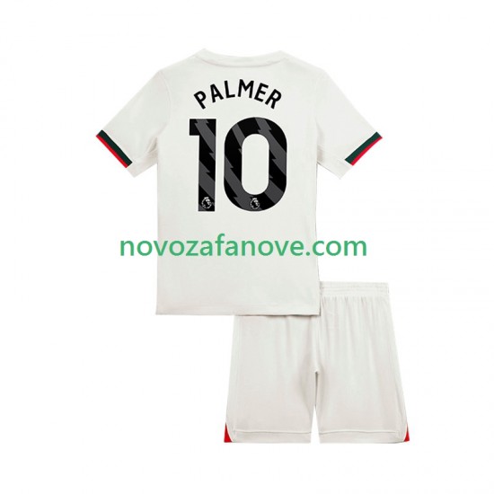 Nogometni Dres Chelsea Cole Palmer 10 Dječji Gostujući 2025-2026 Kratkih Rukava