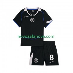 Nogometni Dres Chelsea Enzo Fernandez 8 Dječji Treći 2025-2026 Kratkih Rukava
