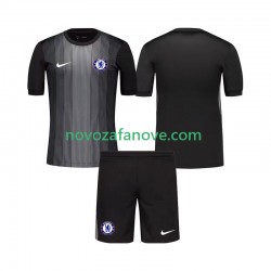 Nogometni Dres Chelsea Golmanski Dječji Domaći 2025-2026 Kratkih Rukava