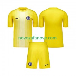 Nogometni Dres Chelsea Golmanski Dječji Treći 2025-2026 Kratkih Rukava