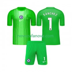 Nogometni Dres Chelsea Robert Sanchez 1 Golmanski Dječji Gostujući 2025-2026 Kratkih Rukava