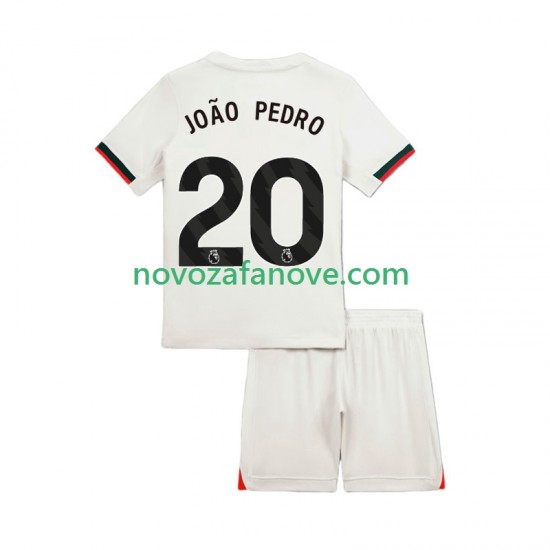 Nogometni Dres Chelsea Joao Pedro 20 Dječji Gostujući 2025-2026 Kratkih Rukava