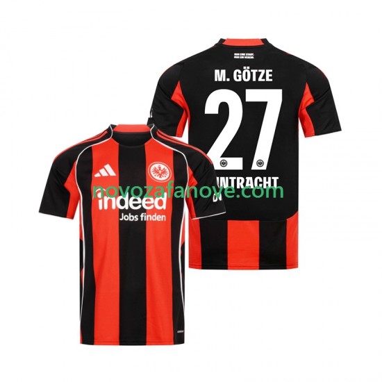 Nogometni Dres Eintracht Frankfurt Mario Gotze 27 Muški Domaći 2025-2026 Kratkih Rukava