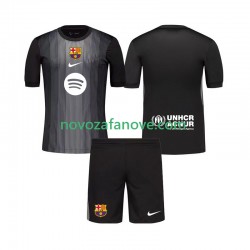 Nogometni Dres FC Barcelona Golmanski Dječji Treći 2025-2026 Kratkih Rukava