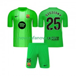 Nogometni Dres FC Barcelona Szczesny 25 Golmanski Dječji Domaći 2025-2026 Kratkih Rukava