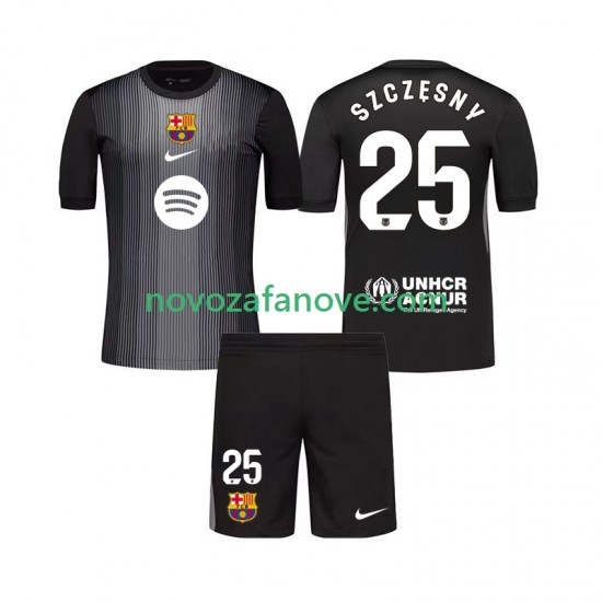 Nogometni Dres FC Barcelona Szczesny 25 Golmanski Dječji Treći 2025-2026 Kratkih Rukava