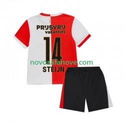 Nogometni Dres Feyenoord Rotterdam Sem Steijn 14 Dječji Domaći 2025-2026 Kratkih Rukava