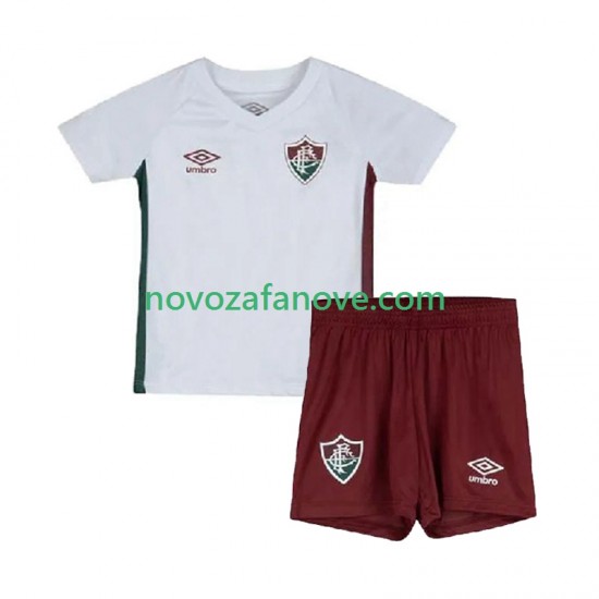 Nogometni Dres Fluminense Dječji Gostujući 2025-2026 Kratkih Rukava