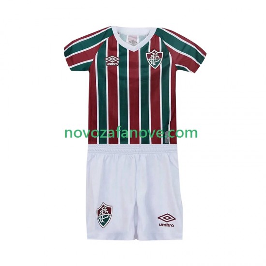 Nogometni Dres Fluminense Dječji Domaći 2025-2026 Kratkih Rukava