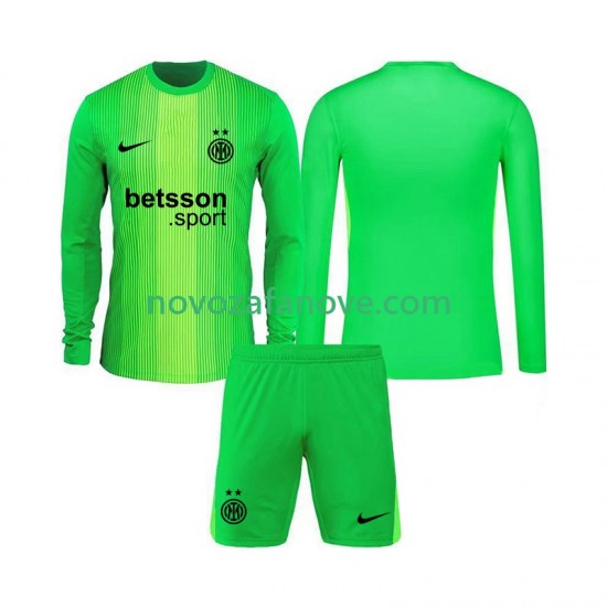Nogometni Dres Inter Milan Golmanski Dječji Treći 2025-2026 Dugim Rukavima