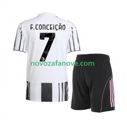 Nogometni Dres Juventus Francisco Conceicao 7 Dječji Domaći 2025-2026 Kratkih Rukava