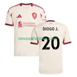 Nogometni Dres Liverpool Diogo Jota 20 Muški Gostujući 2025-2026 Kratkih Rukava