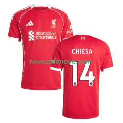 Nogometni Dres Liverpool Federico Chiesa 14 Muški Domaći 2025-2026 Kratkih Rukava