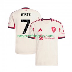 Nogometni Dres Liverpool Florian Wirtz 7 Muški Gostujući 2025-2026 Kratkih Rukava