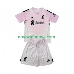Nogometni Dres Liverpool Golmanski Dječji Treći 2025-2026 Kratkih Rukava
