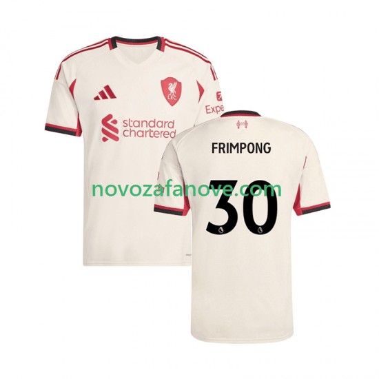 Nogometni Dres Liverpool Jeremie Frimpong 30 Muški Gostujući 2025-2026 Kratkih Rukava