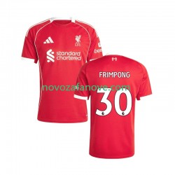 Nogometni Dres Liverpool Jeremie Frimpong 30 Muški Domaći 2025-2026 Kratkih Rukava