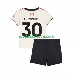 Nogometni Dres Liverpool Jeremie Frimpong 30 Dječji Gostujući 2025-2026 Kratkih Rukava