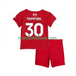 Nogometni Dres Liverpool Jeremie Frimpong 30 Dječji Domaći 2025-2026 Kratkih Rukava