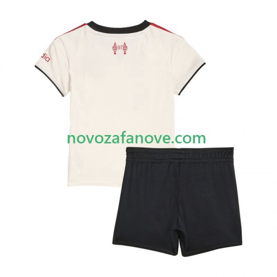 Nogometni Dres Liverpool Dječji Gostujući 2025-2026 Kratkih Rukava