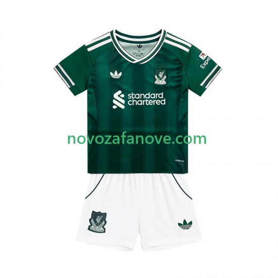 Nogometni Dres Liverpool Dječji Treći 2025-2026 Kratkih Rukava