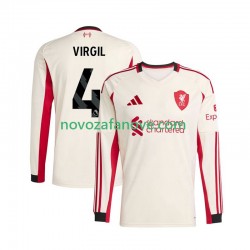 Nogometni Dres Liverpool Virgil van Dijk 4 Muški Gostujući 2025-2026 Dugim Rukavima
