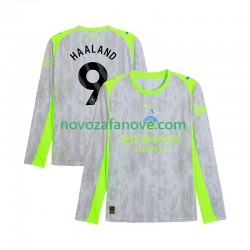 Nogometni Dres Manchester City Erling Haaland 9 Muški Treći 2025-2026 Dugim Rukavima