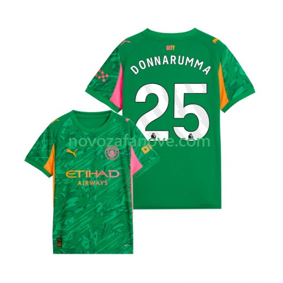 Nogometni Dres Manchester City Gianluigi Donnarumma 25 Golmanski Muški Domaći 2025-2026 Kratkih Rukava