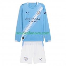 Nogometni Dres Manchester City Dječji Domaći 2025-2026 Dugim Rukavima