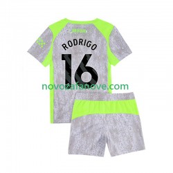 Nogometni Dres Manchester City Rodrigo Hernandez 16 Dječji Treći 2025-2026 Kratkih Rukava