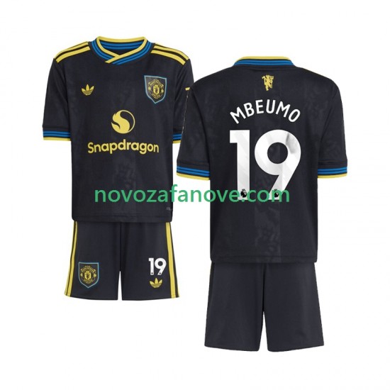 Nogometni Dres Manchester United Bryan Mbeumo 19 Dječji Treći 2025-2026 Kratkih Rukava